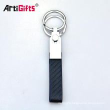 Double hook create leather belt key chain for men